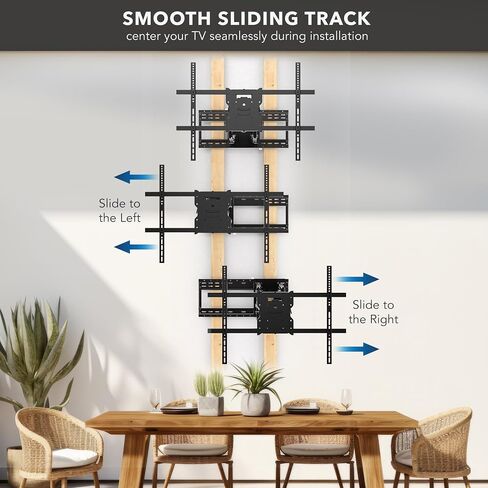 Mount-It! The Beast Outdoor TV Wall Mount, Weatherproof 275 lb Capacity Heavy Duty TV Wall Mount with Long Extension Arms in Saudi Arabia