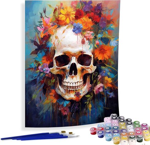 Diymood Paint by Numbers for Adults Wolf, DIY Oil Painting Dreamcatcher Acrylic Paint by Number Kits for Kids Adults Beginner for Home Wall Decor 20x20 inch in Kuwait