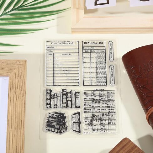 GLOBLELAND Time Record Form Silicone Clear Stamp Time Pie Chart Transparent Silicone Stamp Calendar Planner Rubber Stamp for Scrapbook Journal Card Making in Saudi Arabia