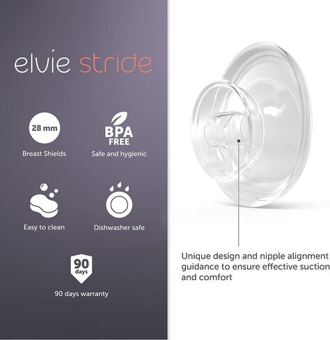 Elvie Stride Diaphragm | Breast Pump & Breastfeeding Essentials | Breastfeeding Accessories for Breastmilk Storage & Breast Pumps in Saudi Arabia
