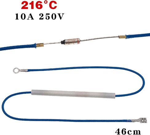 فتيل درجة حرارة طباخ الأرز العالمي 142 ℃/172 ℃/185 ℃/192 ℃/216 ℃/240 ℃ 10A 250V FUSE FUSE FOR LUPPLICER LECAPER PART (142 ℃ (10A 250V))) in Kuwait