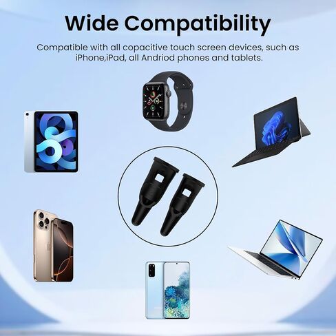 Stylus Pen for Touchscreen, High Precision & Sensitivity Silicone Finger Stylus Pen, Capacitive Stylus for iPad/iPhone/Android Phones Tablets All Touch Screens L in Kuwait