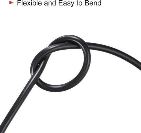 MECCANIXITY 2.5mm Aux Cable Replacement Audio Cable Cord, 0.8ft 3 Pole Male to Bare Wire Audio Cable, Stereo Sound Audio Cable Cord for Earphones, Smart Phones, Speakers,Black 5 Pcs in Saudi Arabia
