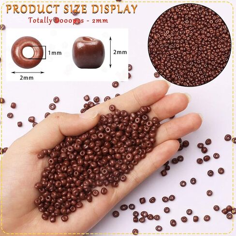 10000pcs حبات بذور زجاجية سوداء 2 ملم لمشاريع DIY الحرفية - الأساور ، القلادة ، صنع المجوهرات - تشمل ملاقط in Kuwait