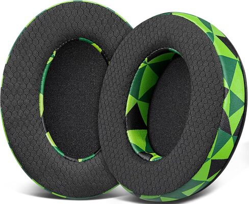 SOULWIT Mesh Fabric Replacement Earpads Cushions for HyperX Cloud Headset - Black in Kuwait