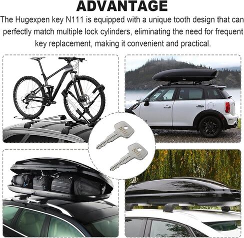 Key for Thule Key Replacement,for Roof Racks, Carriers, Crossbars Key etc,(Codes N118) in Saudi Arabia
