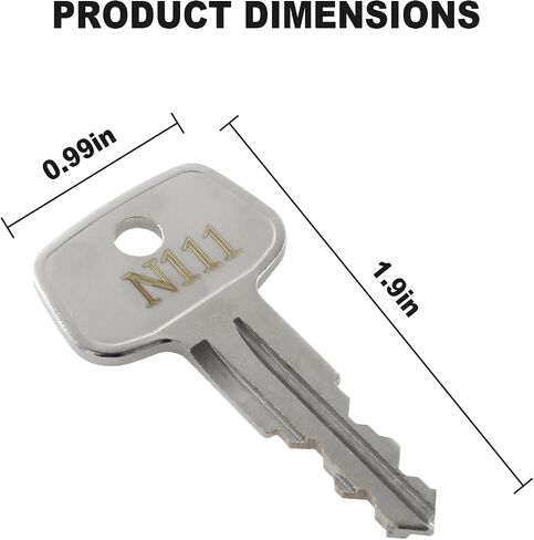 Key for Thule Key Replacement,for Roof Racks, Carriers, Crossbars Key etc,(Codes N118) in Saudi Arabia