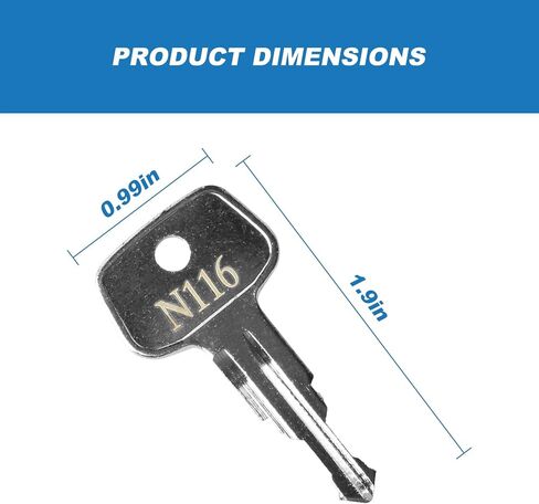Key for Thule Key Replacement,for Roof Racks, Carriers, Crossbars Key etc,(Codes N118) in Saudi Arabia