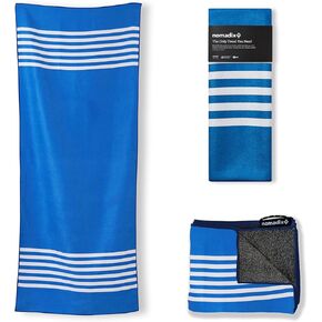 Nomadix Original Towel - Perfect for Beach, Pool, Travel, Camping, Yoga - Made with Recycled Materials - Super Absorbent - Sand Resistant - Cascades Multi - 72.5x30