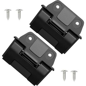 Coolers Hinge for Igloo Coolers 25, 52, 72 Qt BMX Coolers Latch 2 Pack Replacement Parts,Cooler Hinges with 4 Screws, Outdoor for Igloo Cooler Replacement Hinges., 1, Black