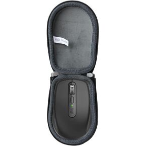 Anleo Storage Case for Logitech MX Anywhere 3S / Anywhere 3 / Anywhere 2S / Anywhere 2- IP54 Waterproof Cover with Shockproof Design & Carabiner Hook （Black）
