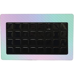 MightySkins Carbon Fiber Skin Compatible with Elgato Stream Deck XL - Cotton Candy | Protective, Durable Textured Carbon Fiber Finish | Easy to Apply and Change Styles | Made in The USA
