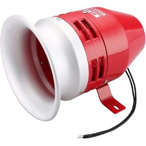 Baomain Motor Horn Siren Buzzer MS-390 DC 24V 3.1A 125DB Decibel Security