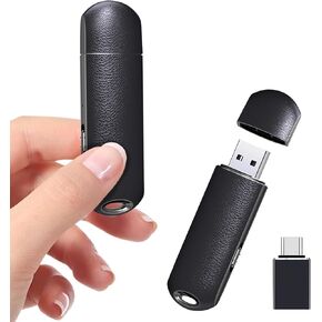 32GB Voice Recorder with Playback, Portable Voice Activiated Audio Recorder, USB Recording Device for Lectures Meetings College Classroom, 12 Hours Battery Life