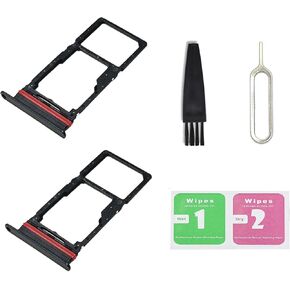 2 PCS for Galaxy A16 5G Dual SIM Card Tray Replacement, Dual SIM Card Slot Holder Compatible with Galaxy A16 5G (Blue Black)