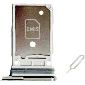 for Samsung Galaxy S25 Ultra 6.9" 2025 Sim Card Tray & Micro SD Sim Card Holder Container Replacement Part (Black)