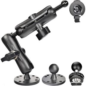 حبل GPS من الألومنيوم مع محول من 25 إلى 17 مم لـ Garmin GPS & Phone حامل ، 10.9 '' 'Ampt Rod Arm ، Amps Standard for iPad & Striker 4 Fish Finder ، T-Bolt track Mount