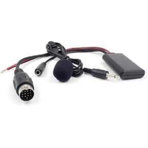 Car Bluetooth Receiver Module for Kenwood CA-C2AX KCA-iP500 CA-C1AX 13Pin Radio Stereo Aux Cable Adapter Wireless Audio Input