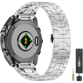 20mm Stainless Steel Quick Fit Band Compatible with Garmin Fenix8 AMOLED 43mm/Fenix 7S Pro/6S/6S Pro/7S/5S/5S plus,Metal Watch Band For Descent Mk3 3i 43mm/Mk2s/Approach S70 42mm/epix Pro42mm