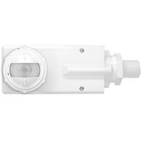 External Mount Sensor for Use with Switching or 0-10V Dimming Loads in High Bay Fixtures (8'-40' Mounting Heights), 1-Pole or 2-Pole, White