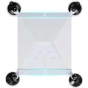 Starlink Mini Cup Cup Mount Snroff Sunrack Mount مع حشية ، سهلة الإعداد وإزالة مجموعة التثبيت المصغرة لـ Starlink Mini لسقف السقف/النافذة الأمامية/النافذة الخلفية
