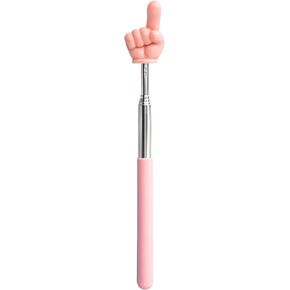 Retractable Classroom Pointer, Pink Teacher Pointer Finger, Pointer Classroom Supplies for Elementary School Teachers, Kindergarten Teachers, Office Presentation Training