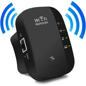 WiFi Extender, Wireless Signal Repeater Booster Up to 8000 sq.ft and 50 Devices, 80% Faster, Dual Band WiFi Range Extender, 1-Tap Setup, 2025 Upgraded