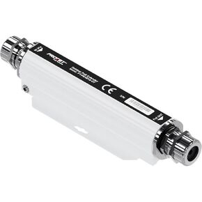 PROCET Gigabit PoE Extender Outdoor PoE+ Pass Through with 6KV Surge Protection, Extra 328FT Repeat, Wide Temp -40℉ to 149℉, Aluminum Alloy IP67 for Wireless AP, PTZ Camera, Weather Sensor, IP Camera