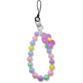 Beaded Phone Charm, Bracelet Wrist Strap Lanyard, Phone Chain Wristlet Accessories for Phone Keychain Camera Pendants Decor