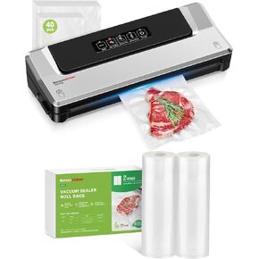 Machine + 2 Rolls 11 in x 50 ft +40 Vacuum Bags