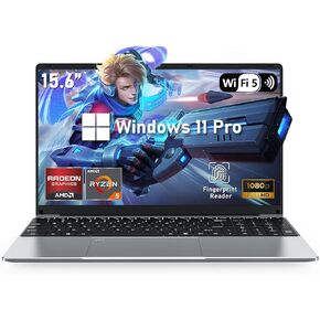 Gaming Laptop,15.6 Inch Laptop Computer,16GB RAM 1TB SSD,AMD Ryzen 5 7430U 6C/12T Processor(up to 4.3Ghz),AMD Radeon Graphics,15.6"FHD 1920 * 1080 Display,WiFi 5,BT5.0,Backlit Keyboard