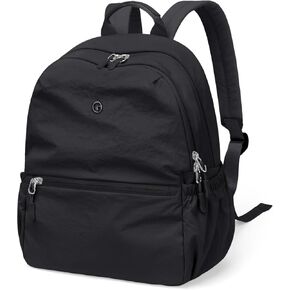 GOLF SUPAGS 10L Mini Backpack Lightweight Nylon Daypack for Women, Small City Pack, Versatile Ladies Backpack for Shopping & Travel, Apricot