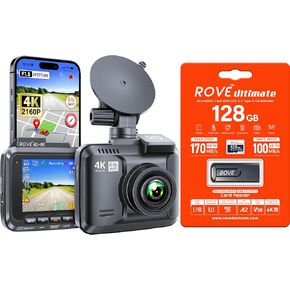 Rove R2-4K DASH CAM | بطاقة 128 جيجابايت Micro SD