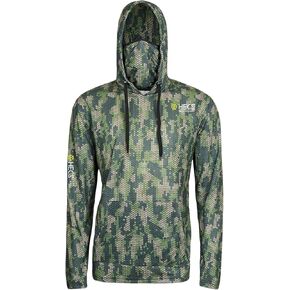 HECS Hunting HECStyle Stealth Screen Hoodie with Face Mask Deer Turkey & Big Game Hunting Accessories & Gear Unisex