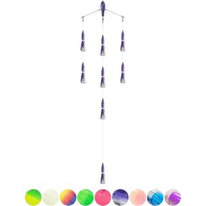 BLUEWING 18"/36" Fishing Spreader Bar Splasher/Port/Starboard Walker Offshore with 6in/9in Floating Squids, Trolling Birds and 316 Stainless Steel Rod for Wahoo Tuna Marlin Mahi, Includes Mesh Bag