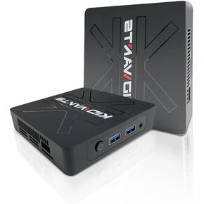 Mini HN4 PC, 6GB DDR4 RAM 64GB M.2 SSD | N4000(up to 2.6GHz), Mini Desktop Computer Support 4K Dual Display, WiFi 5, Bluetooth 4.2, and USB 3.0