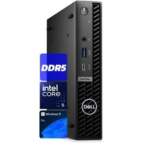 Dell OptiPlex Micro Form Factor Mini Business Desktop | 14th Gen Intel i5-14500T(Beat i7-13700T) | 32GB DDR5 RAM | 1TB PCIe SSD | WiFi 6E | 2 X DP | HDMI | Windows 11 Pro | TWS