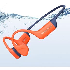 Bone Conduction Headphones Swimming,Waterproof IP68,Bluetooth 5.4, Built-in 32GB TF Swimming Headphones Underwater Music Player, Open Ear Bluetooth Earbuds(Grey)