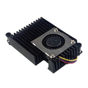 تبريد نشط للتوت PI 5 ، غرفة تبريد الألومنيوم مع مروحة منفاخ PWM