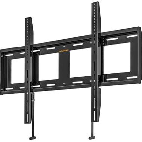 Perlegear Heavy Duty Fixed TV Wall Mount for 42"-115" TVs up to 225 lbs, Low Profile TV Mount Fits 16", 24", 32" Studs, One-Piece Bracket with Magnetic Pull Tabs, Max VESA 600x400mm