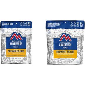 Mountain House Scrambled Eggs with Bacon | Freeze Dried Backpacking & Camping Food & Breakfast Skillet | Freeze Dried Backpacking & Camping Food | 2 Servings | Gluten-Free