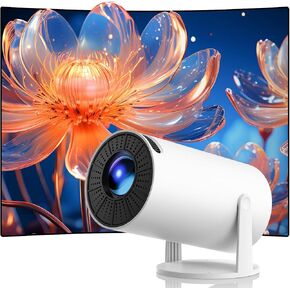 Mini Projector with WiFi and Bluetooth, Smart Portable Projector HD 1080P Support Auto Vertical Keystone, Remote, 270 Degree Rotation, Home Video Proyector Android 11.0
