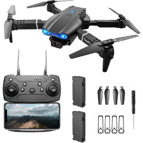 2025 Foldable Drone with 1080P Dual Camera for Adults, RC Quadcopter WiFi FPV Live Video, Altitude Hold, Beginner One Key Take Off/Land -E99