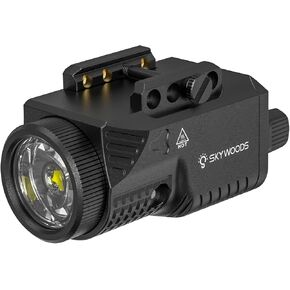 Laser Light Combo - 1200 Lumens Pistol Laser Flashlight Combo for Glock Handgun Picatinny 1913 Rail, Tactical Gun Laser and Weapon Flashlight, USB C Rechargeable (3''*2'')