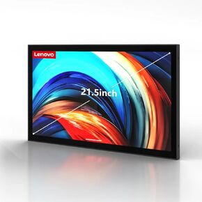 Lenovo 21.5" Touchscreen LED Monitor – InTOUCH Series, 1280x1080, 500-Nit High Brightness, 10-Point Touch, Anti-Glare, VESA Mountable, Black, Ideal for POS/Retail