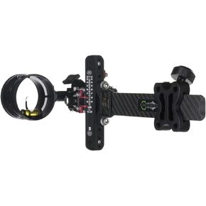 Axcel - Landslyde Carbon Pro Slider Sight w/ustaTat II Scope 3 Pins .019 Fiber Black ، Gold