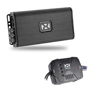 NVX VADM4v2 4-Channel Class D Amplifier & XFLOC4 Line Output Converter Bundle – Powerful Car Audio Upgrade