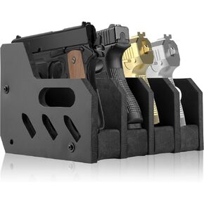 Gun Rack for Pistol, Soft Foam Pistol Rack for Gun Safe, Cushioned Foam to Protect, Gun Accessories Storage, Revolver Firearm Handgun Rack Stand Display Holder