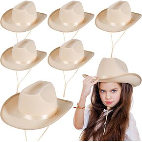 Hercicy Kids Cowboy Hat Cowgirl Western Hat for Boys and Girls Dress Costume, Bachelor Party Supplies