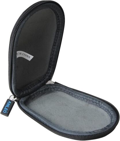 Anleo Storage Case for Logitech MX Anywhere 3S / Anywhere 3 / Anywhere 2S / Anywhere 2- IP54 Waterproof Cover with Shockproof Design & Carabiner Hook （Black） in Kuwait